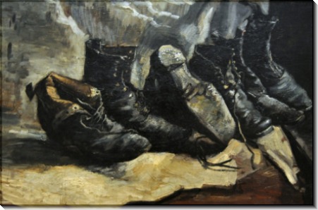 Три пары обуви (Three Pair of Shoes), 1886 - Гог, Винсент ван