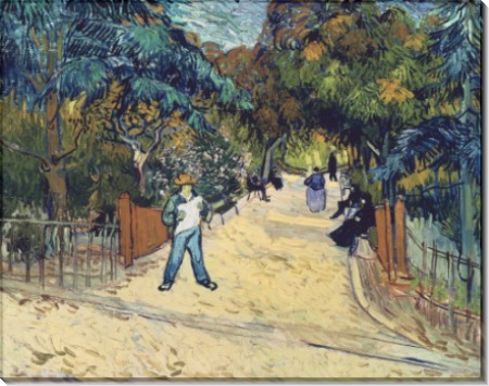 Вход в общественный сад в Арле (Entrance to the Public Garden in Arles), 1888 - Гог, Винсент ван