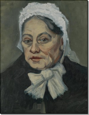 Голова пожилой женщины в белом чепце (Head of an Old Woman in a White Cap), 1885 b - Гог, Винсент ван