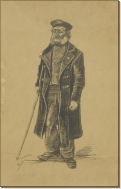 Старик с тростью (Old Man with a Stick), 1882 - Гог, Винсент ван
