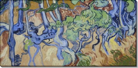 Корни и стволы деревьев (Roots and Tree Trunks), 1890 - Гог, Винсент ван
