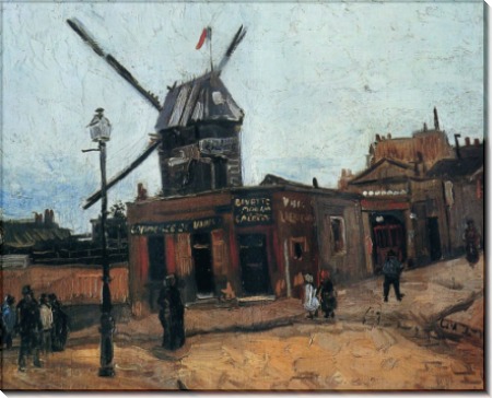 Мулен де ла Галетт (Le Moulin de la Galette), 1886 01 - Гог, Винсент ван
