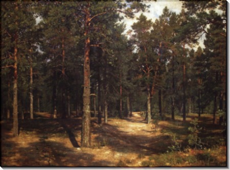 Дорожка среди сосен, 1883 - Шишкин, Иван Иванович