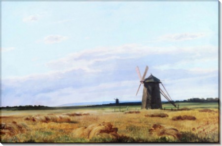 Мельница в поле, 1861 - Шишкин, Иван Иванович