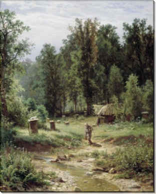 Пасека в лесу, 1876 - Шишкин, Иван Иванович