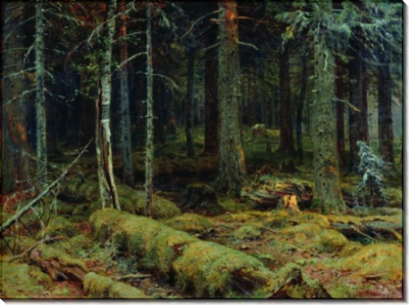 Темный лес, 1890 - Шишкин, Иван Иванович