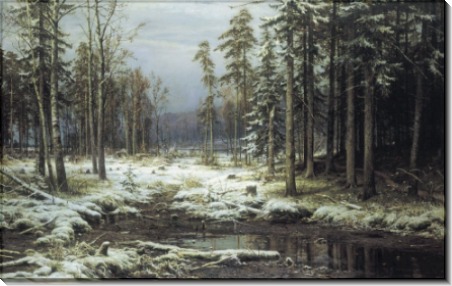 Первый снег, 1875 - Шишкин, Иван Иванович