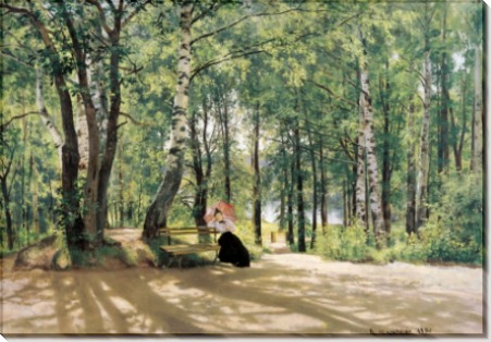 Около дачи (На даче), 1894 - Шишкин, Иван Иванович