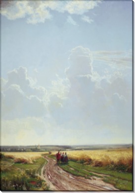 Полдень. В окрестностях Москвы, 1869 - Шишкин, Иван Иванович