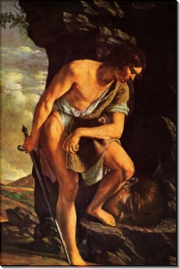 Давид с главой Голиафа - Эльсхаймер, Адам