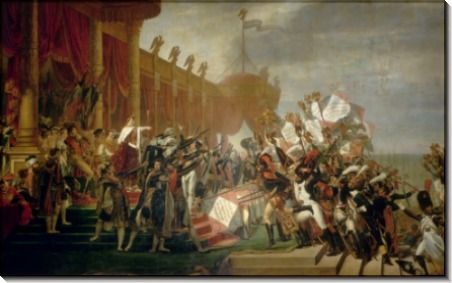 Клятва императору Наполеону после распределения орлов - Давид, Жак-Луи