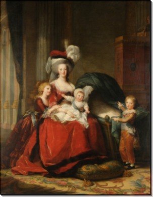 Королева Франции Мария-Антуанетта с детьми - Виже-Лебрён, Мари Элизабет Луиза
