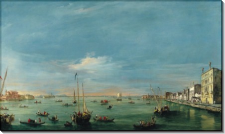 Вид на канал Джудекка и набережную Дзаттере, Венеция - Гварди, Франческо
