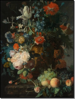 Натюрморт с цветами и фруктами - Хейсум,  Ян ван