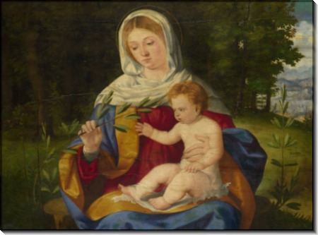 Мадонна с младенцем и оливковой веточкой - Превитали, Андреа