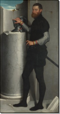 Портрет мужчины со шлемом - Морони, Джованни Баттиста