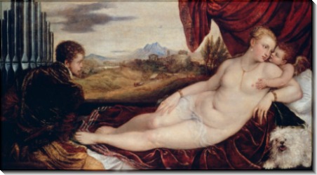 Венера и органист - Тициан Вечеллио