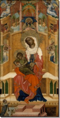 Мадонна с Младенцем на троне с донатором