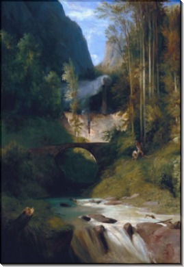 Водопад в Амальфи - Блехен, Карл