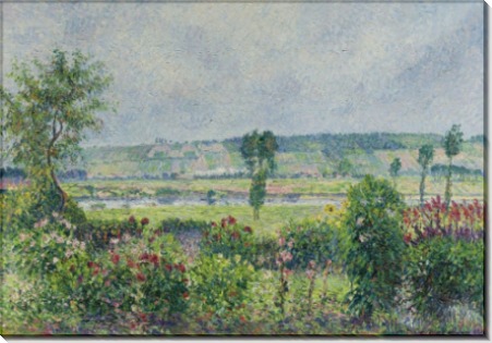 Долина Сены близ Дама, сад Октава Мирбо, 1892 - Писсарро, Камиль