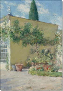 Оранжерея виллы Чейза во Флоренции, 1910 - Чейз, Уильям Меррит