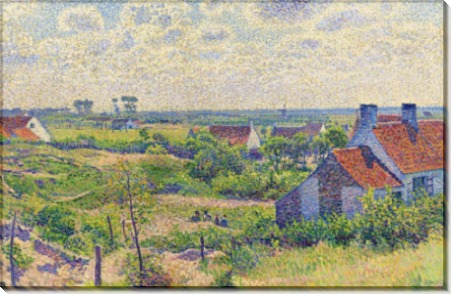 Пейзаж с домами, 1894 - Рейссельберге, Тео ван