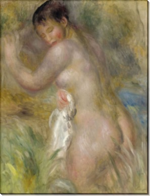Купальщица, 1885-90 - Ренуар, Пьер Огюст