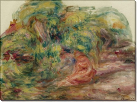 Две женщины в саду, 1919 - Ренуар, Пьер Огюст