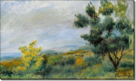 Пейзаж с деревьями, 1900 - Ренуар, Пьер Огюст