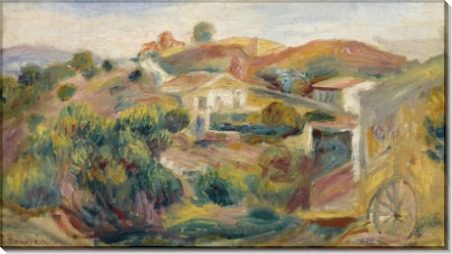 Пейзаж с домами, 1911 - Ренуар, Пьер Огюст