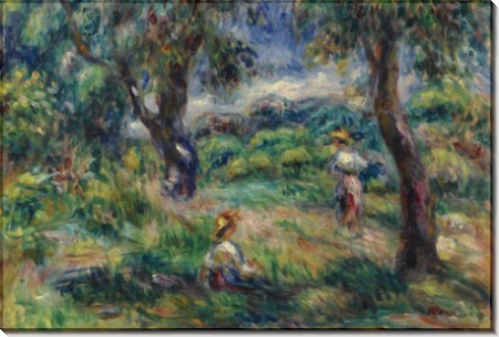 Пейзаж в голубых тонах, 1915 - Ренуар, Пьер Огюст
