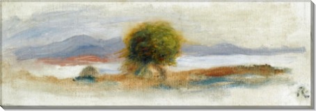 Пейзаж в Кань-Сюр-Мер, 1910 - Ренуар, Пьер Огюст