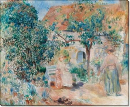 Сад в Бретани, 1886 - Ренуар, Пьер Огюст