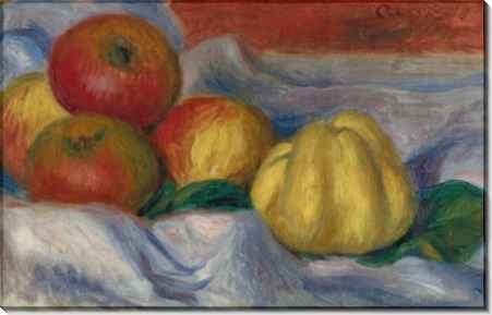 Натюрморт с яблоками и айвой - Ренуар, Пьер Огюст