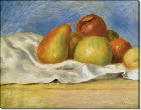 Натюрморт с яблоками и грушами, 1890 - Ренуар, Пьер Огюст