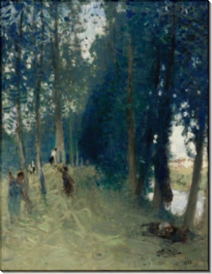 Сенокос на берегу ручья, 1932 - Монтезен, Пьер-Эжен