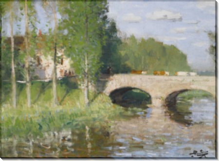 Мост через реку, Сен-Жам-Моронваль - Монтезен, Пьер-Эжен