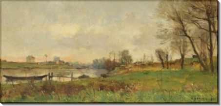 Остров в Сент-Уэне, 1881 - Дамуайе, Пьер-Эммануэль-Эжен