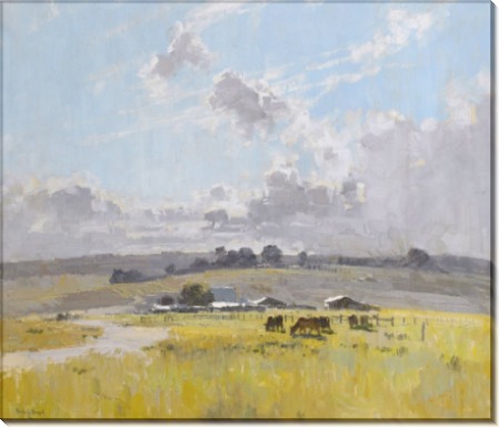 Пейзаж со стадом и фермерскими домами, 1921 - Бойд, Теодор Пенли