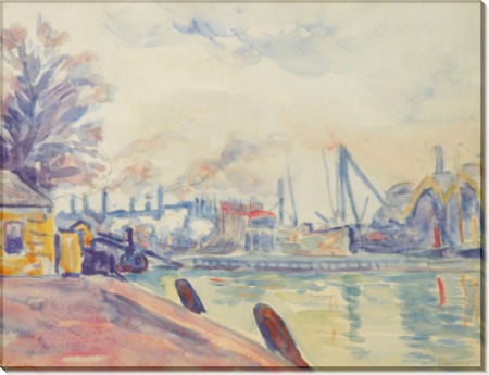 Порт во Влиссингене, 1896 - Синьяк, Поль