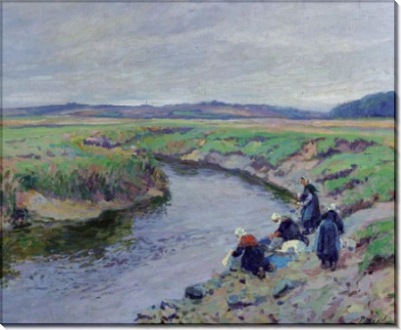 Прачки на берегу реки, 1910 - Мадлин, Поль