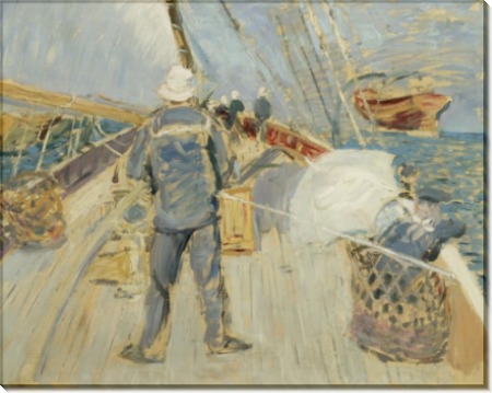На судне, 1897 - Эллё, Поль-Сезар