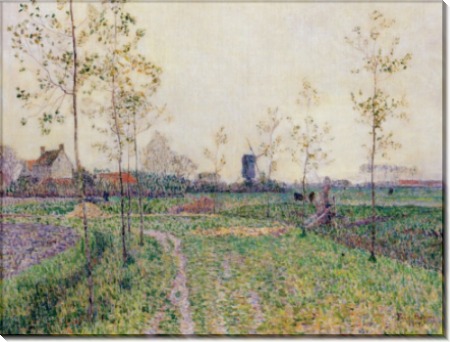 Осенний пейзаж близ Кнокке, 1894 - Баум, Пауль