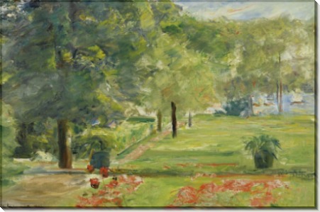 Цветочная терраса в саду Ванзе, 1923 - Либерман, Макс