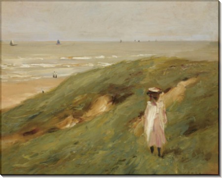 Ребенок в дюнах близ Нордвейка, 1906 - Либерман, Макс