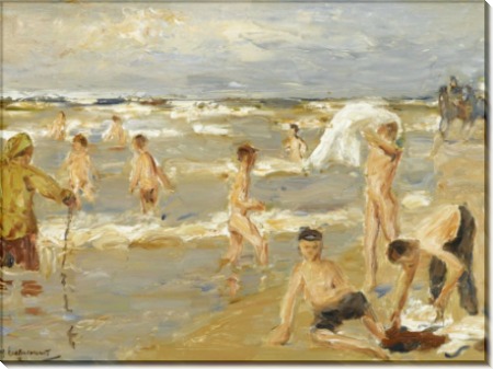 Купание мальчиков, 1909 - Либерман, Макс