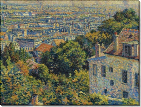 Монмартр, улица Корто, вид на Сен-Дени, 1900 - Люс, Максимильен