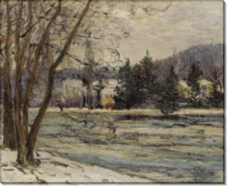 Лед на пруду в Аврэ, 1897 - Мофра, Максим
