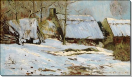 Хижины под снегом, 1891 - Мофра, Максим