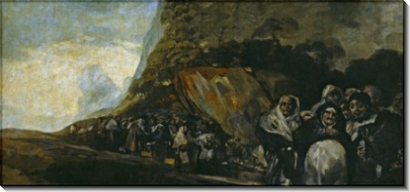 Паломничество к Сан-Исидро, или Процессия инквизиции (черные картины) - Гойя, Франсиско Хосе де